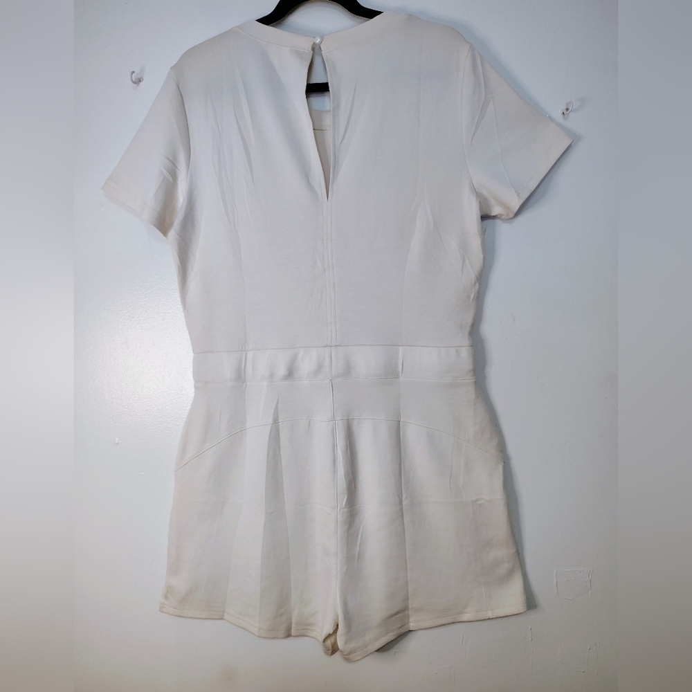 Xieerduo women's summer loose casual Rompers, sz L, short jumpsuit. - Picture 4 of 16